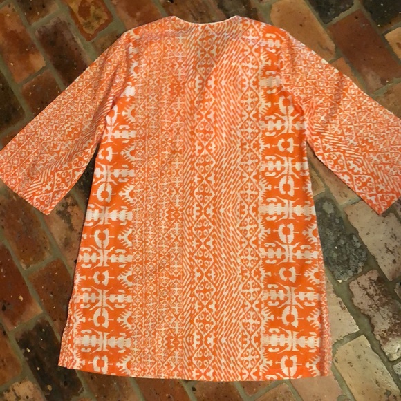 Oscar de la Renta embroidered neck tunic sz XS - Picture 6 of 9